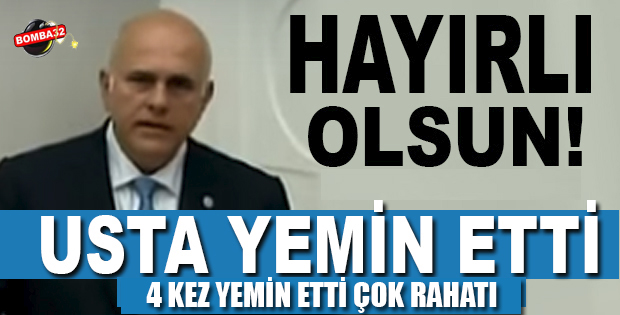 BİLGİÇ YEMİN ETTİ GÖREVE BAŞLADI