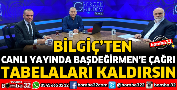 BİLGİÇ'TEN BAŞDEĞİRMEN'E ITKM TABELASI ÇAĞRISI