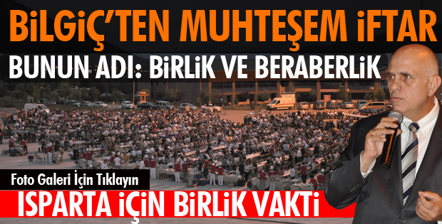 BİLGİÇ'TEN BİRLİK VE BERABERLİK ÖRNEĞİ