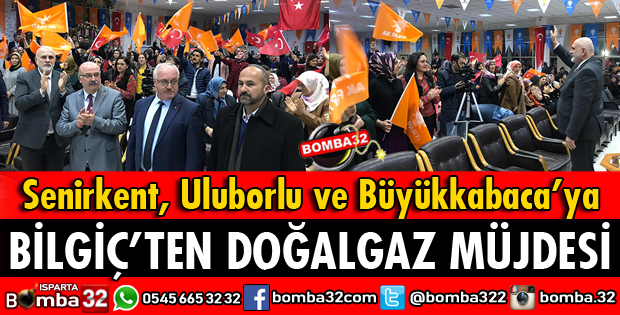 BİLGİÇ'TEN DOĞALGAZ MÜJDESİ
