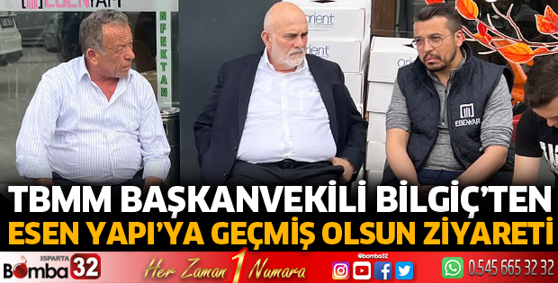 Bilgiç'ten geçmiş olsun ziyareti