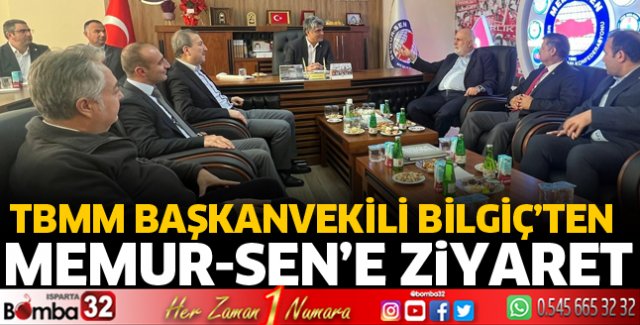 Bilgiç'ten Memur-Sen'e ziyaret