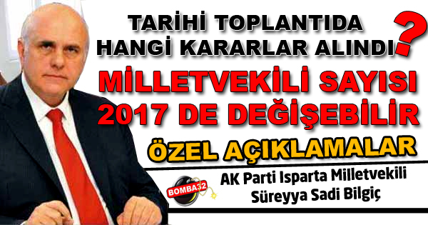 BİLGİÇ'TEN ÖNEMLİ AÇIKLAMALAR