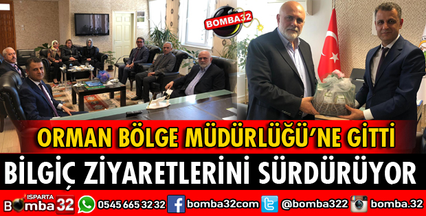 BİLGİÇ'TEN ORMAN BÖLGE MÜDÜRLÜĞÜNE ZİYARET