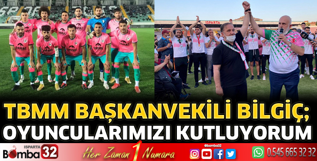 Bilgiç'ten tebrik