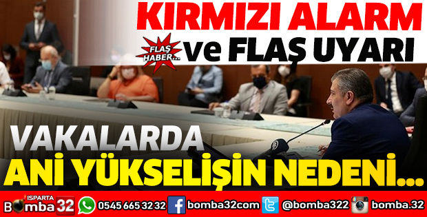 BİLİM KURULU'NDA KIRMIZI ALARM VE FLAŞ UYARI