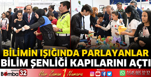 ''Bilimin Işığında Parlayanlar” Bilim Şenliği kapılarını açtı