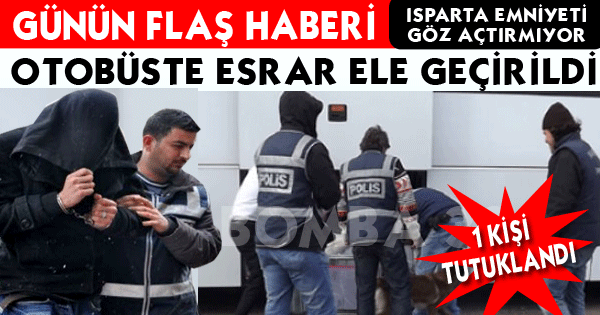 5 KİLO ESRAR YAKALANDI