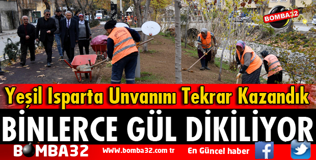 BİNLERCE GÜL DİKİLİYOR