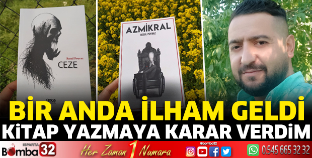 Bir anda ilham geldi kitap yazmaya karar verdim 