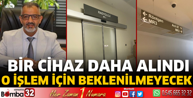 Bir cihaz daha hizmete girdi