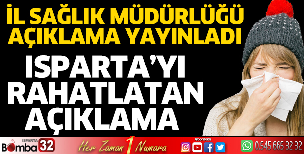 Bir salgın durumu yoktur
