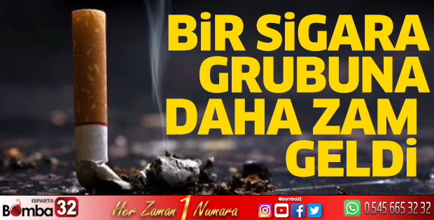Bir sigara grubuna daha zam