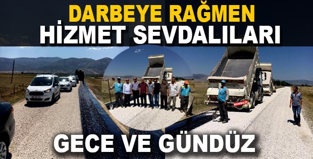 Bir tarafta nöbet diğer tarafta hizmet
