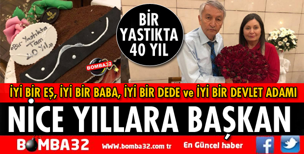 BİR YASTIKTA 40 YIL! NİCE YILLARA BAŞKAN