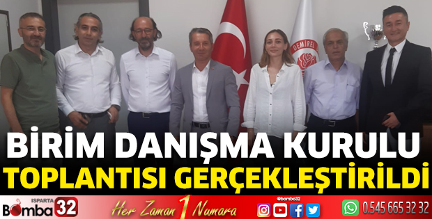 Birim Danışma Kurulu Toplantısı gerçekleştirildi