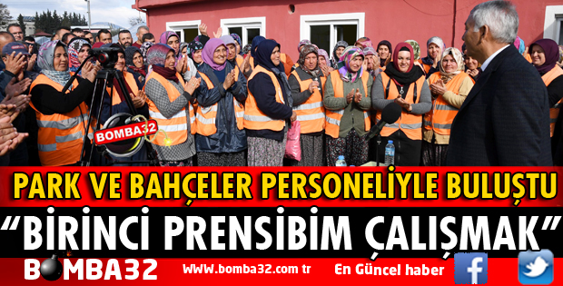 BİRİNCİ PRENSİBİM ÇALIŞMAKTIR