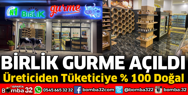 BİRLİK GURME ŞARKÜTERİ AÇILDI