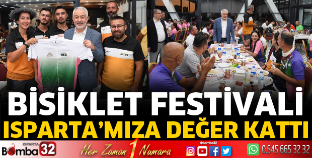 Bisiklet festivali Isparta’mıza değer kattı