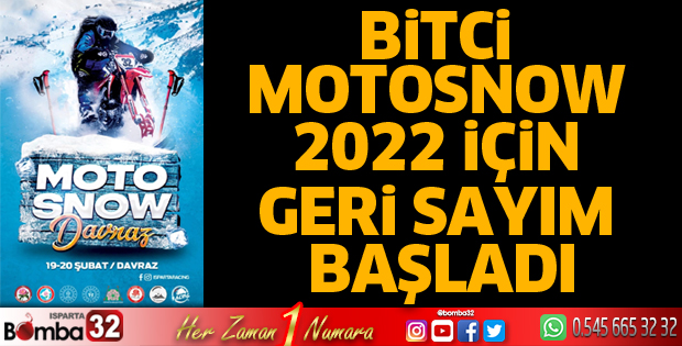 Bitci Motosnow 2022 için geri sayım başladı