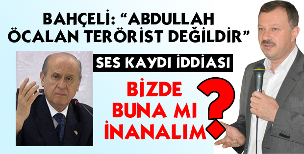 BİZDE BUNA İNANALIM MI?