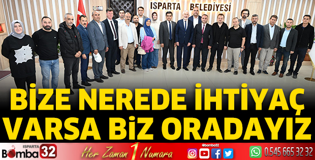 Bize nerede ihtiyaç varsa biz oradayız