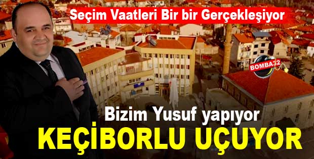 Bizim Yusuf yapıyor KEÇİBORLU uçuyor