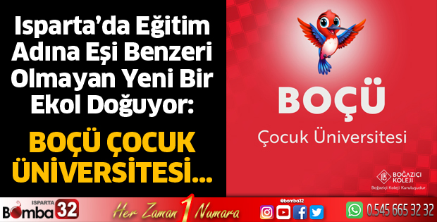 BOÇÜ Çocuk Üniversitesi geliyor