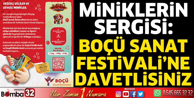 BOÇÜ Sanat Festivali'ne davetlisiniz