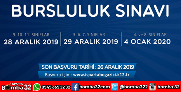 BOĞAZİÇİ KOLEJİ BURSLULUK SINAVI