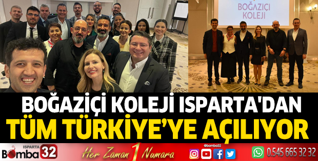 Boğaziçi Koleji Isparta'dan Tüm Türkiye’ye