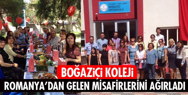 BOĞAZİÇİ KOLEJİ  ROMANYA'DAN GELEN MİSAFİRLERİ AĞIRLADI