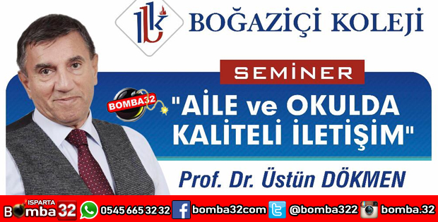 BOĞAZİÇİ KOLEJİ SEMİNER DÜZENLİYOR