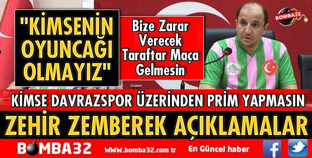 BOLAT’TAN ZEHİR ZEMBEREK AÇIKLAMALAR