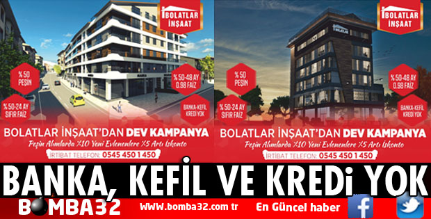 BOLATLAR İNŞAATTAN DEV KAMPANYA