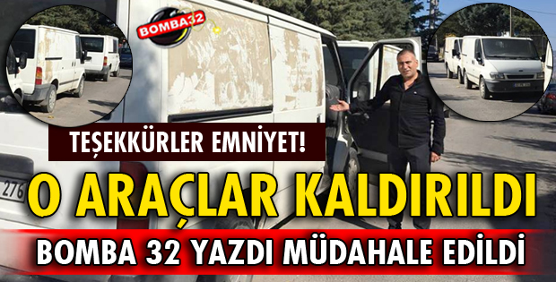 BOMBA 32 YAZDI ARAÇLAR ÇEKİLDİ