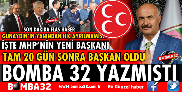 BOMBA 32 YAZMIŞTI GÜRSAN RESMEN BAŞKAN OLDU