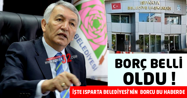 BORÇ BELLİ OLDU…