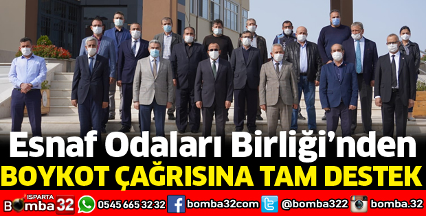 BOYKOT ÇAĞRISINA TAM DESTEK 