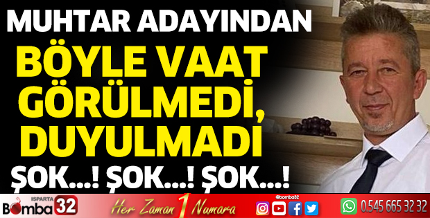 Böyle vaat görülmedi