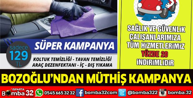 BOZOĞLU'NDAN MÜTHİŞ KAMPANYA