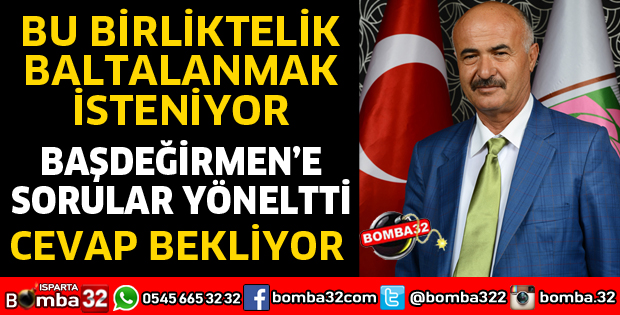 BU BİRLİKTELİK BALTALANMAK İSTENİYOR