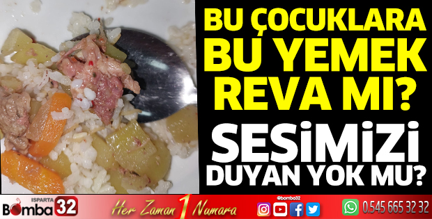 Bu çocuklar ne zaman yemek yiyecek?