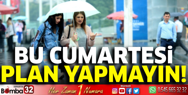 Bu cumartesi plan yapmayın