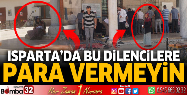 Bu dilencilere para vermeyin