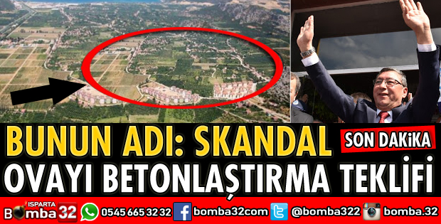 BU EĞİRDİR OVASINA İHANETTİR