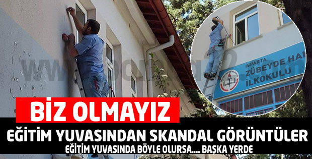 BU FOTOĞRAFLAR BİR EĞİTİM YUVASINDAN!