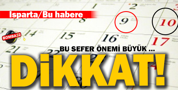 BU HABERE DİKKAT !