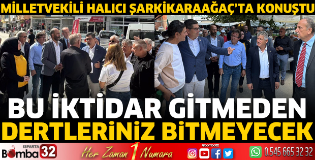 Bu iktidar gitmeden Şarkikaraağaç’ın dertleri bitmeyecek
