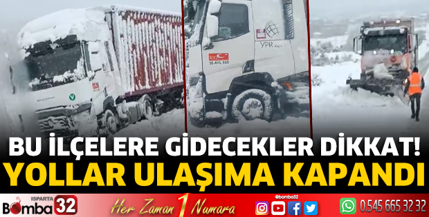 Bu ilçelere gidecekler dikkat! 